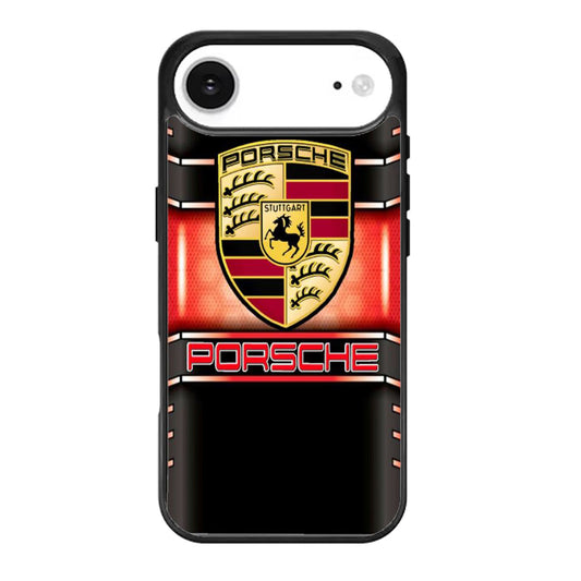 Porsche Black Logo iPhone Air Case