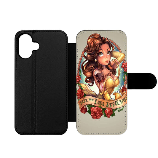 Princess Beauty Tattoo Wallet iPhone Case