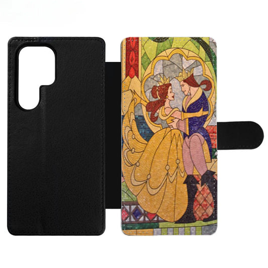 Princess Belle Beauty And The Beast Wallet Samsung Case