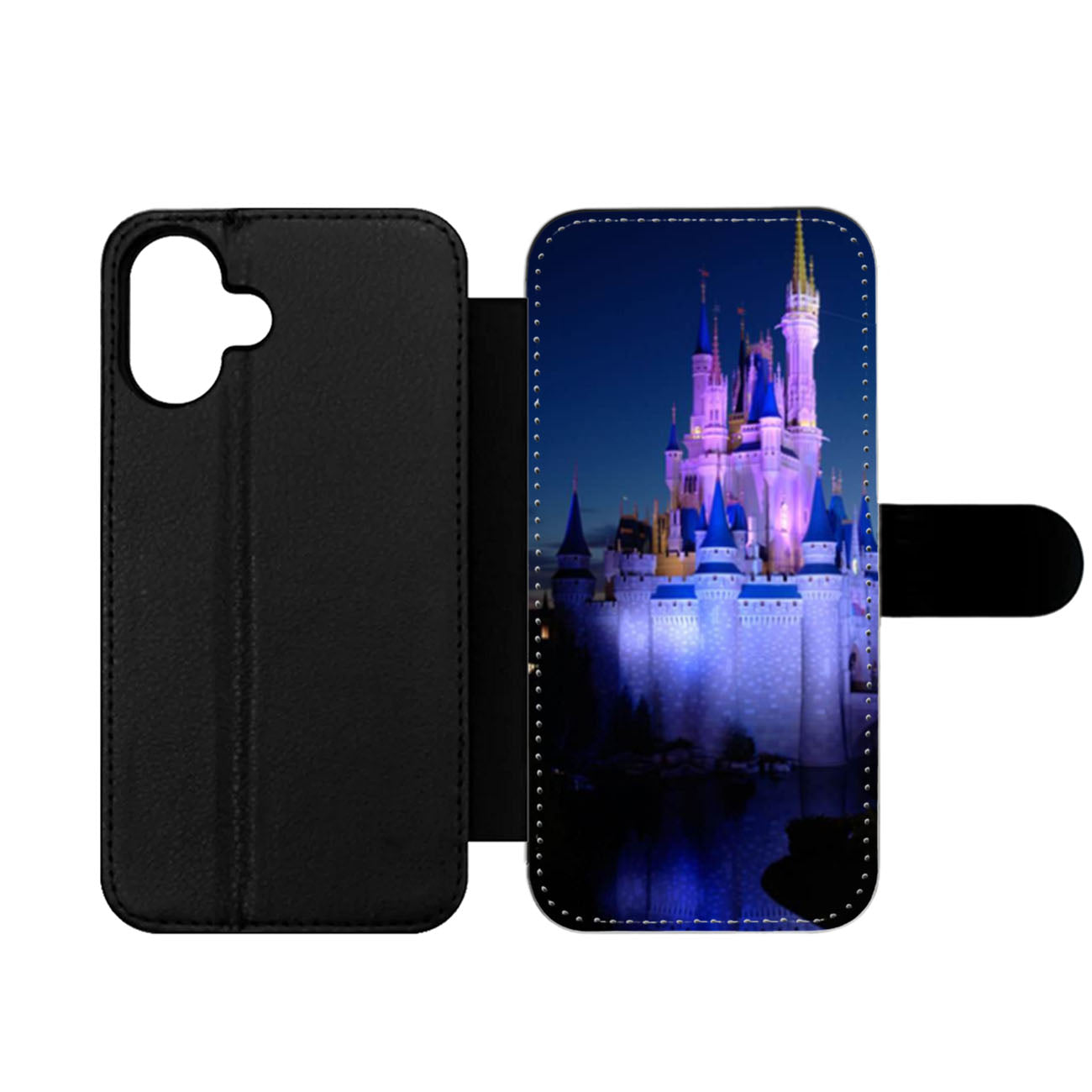 Princess Castle Disney World Night Wallet iPhone Case