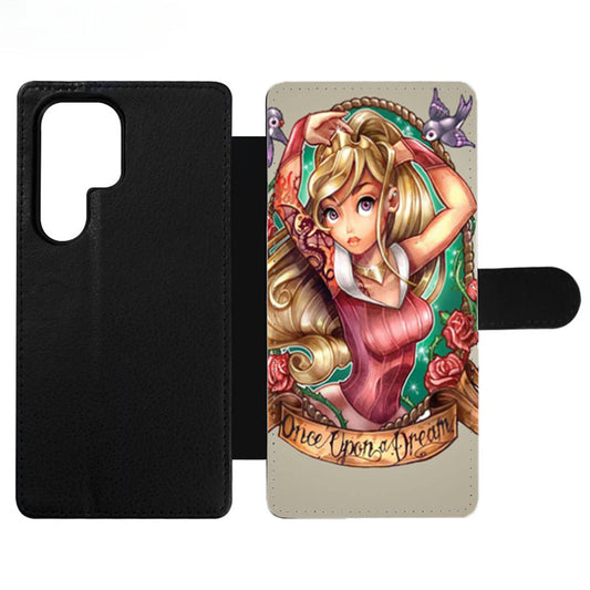 Princess Disney Tattoo Wallet Samsung Case