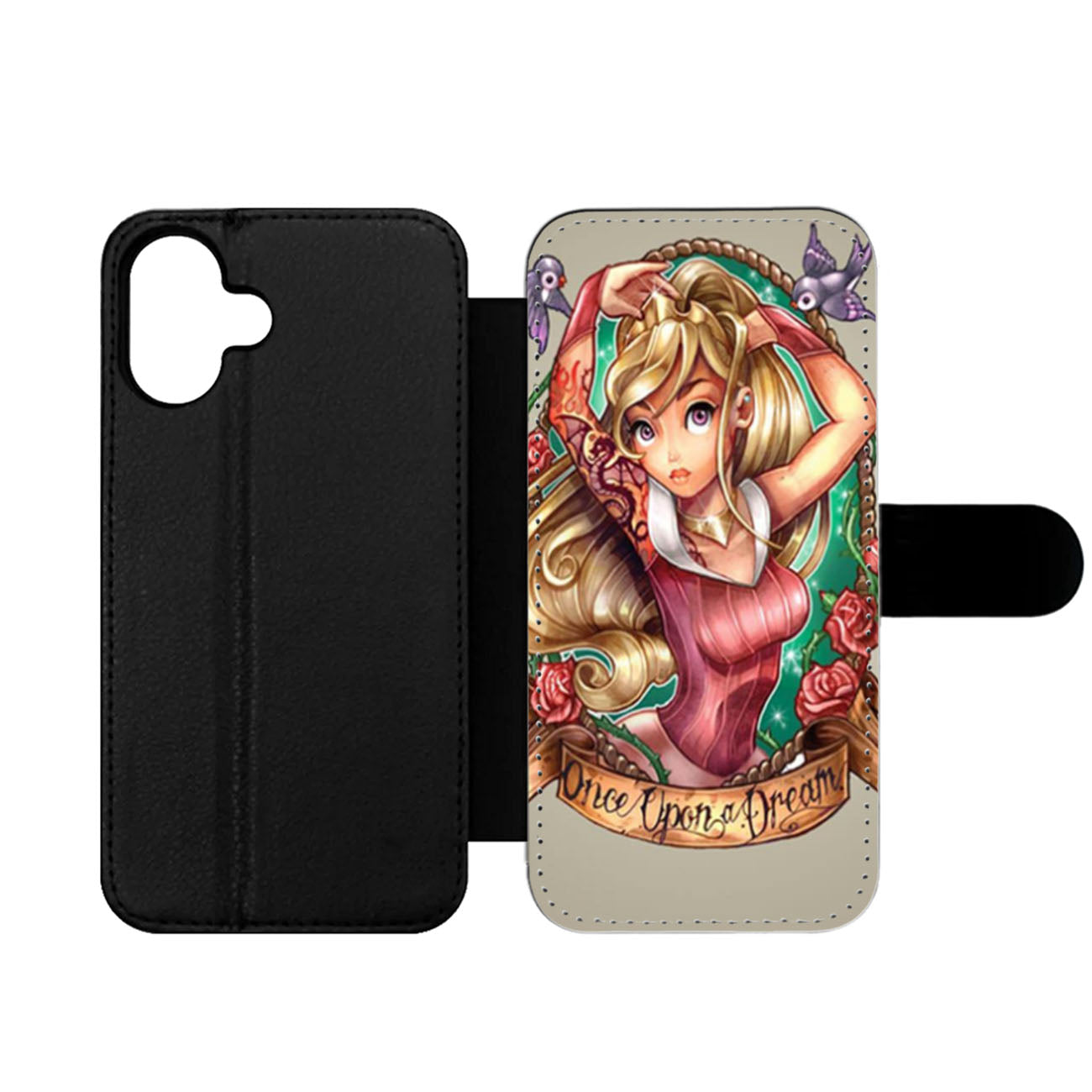 Princess Disney Tattoo Wallet iPhone Case
