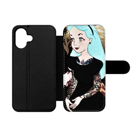 Punk Alice Wallet iPhone Case