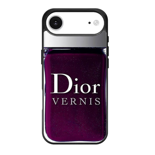 Purple Faux Glitter Vernis Nail Colour iPhone Air Case