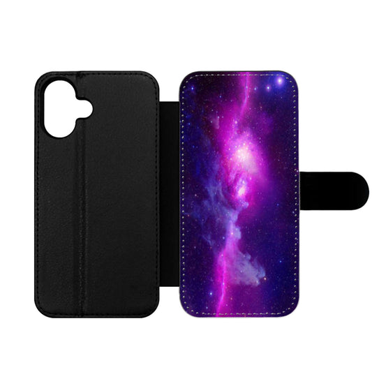 Purple Galaxy Wallet iPhone Case