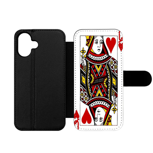 Queen of Hearts Wallet iPhone Case