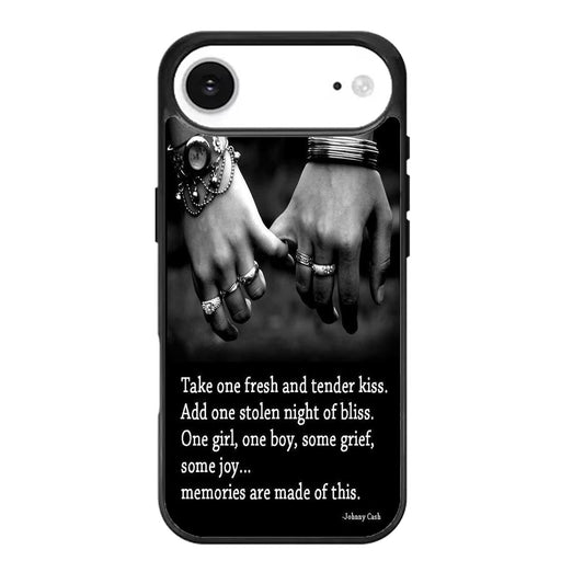 Quotes Johnny Cash iPhone Air Case