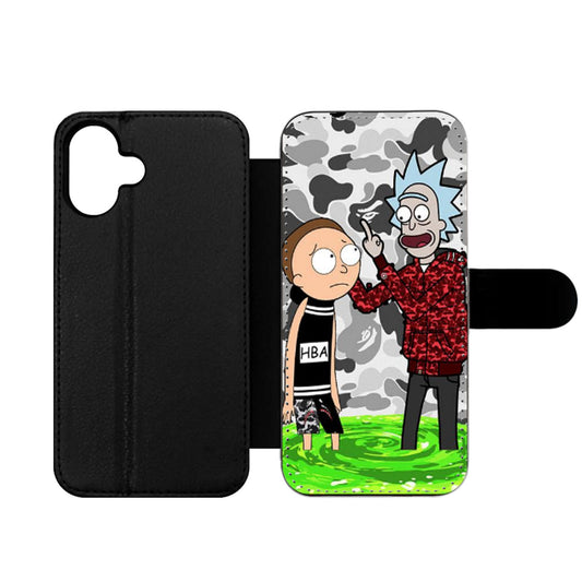 RICK AND MORTY RICK BAPE Wallet iPhone Case