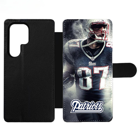 ROB GRONKOWSKI NEW ENGLAND PATRIOTS TWO Wallet Samsung Case