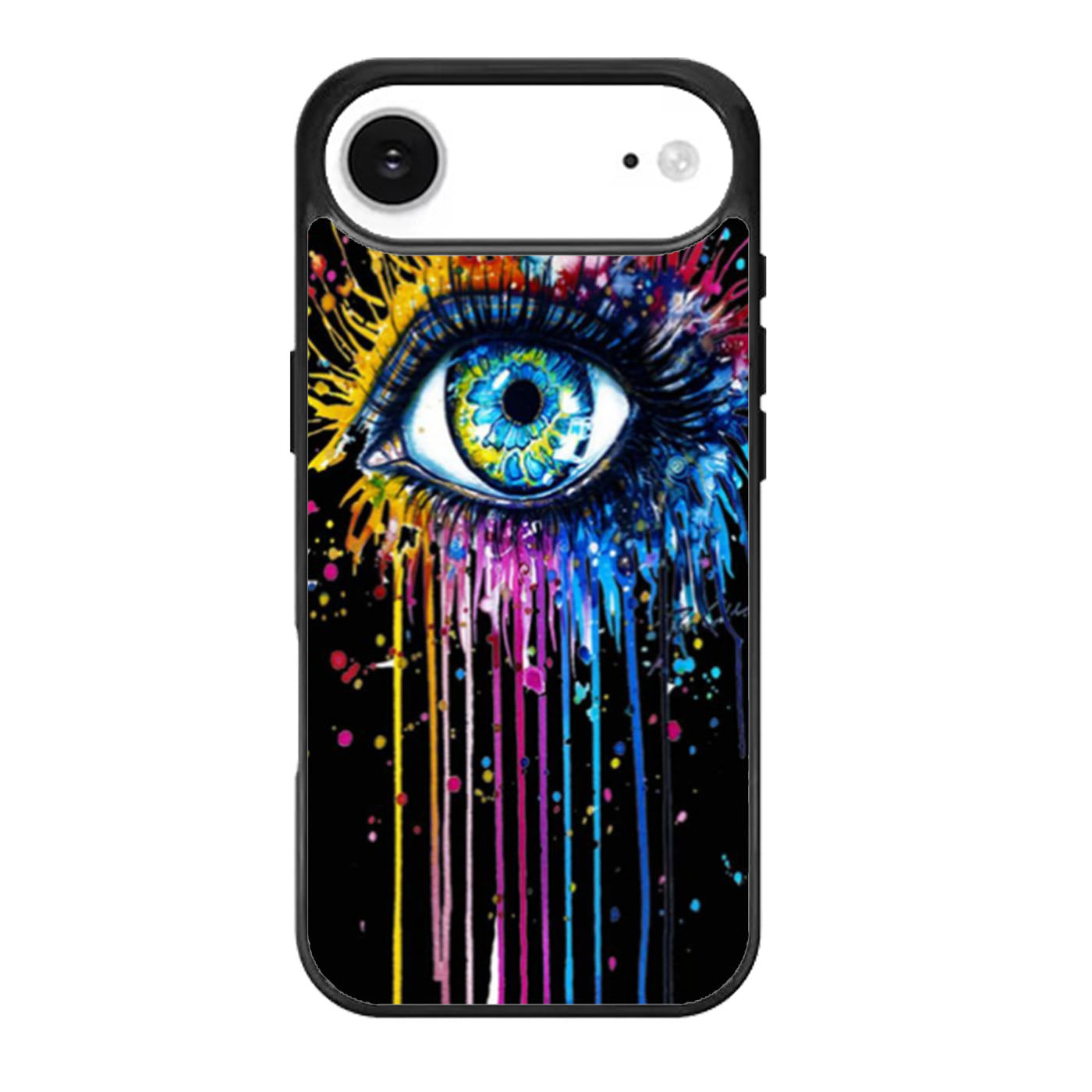 Rainbow Eyes Dripping iPhone Air Case