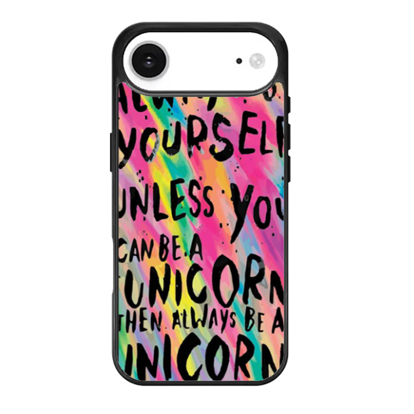 Rainbow Unicorn Quote iPhone Air Case
