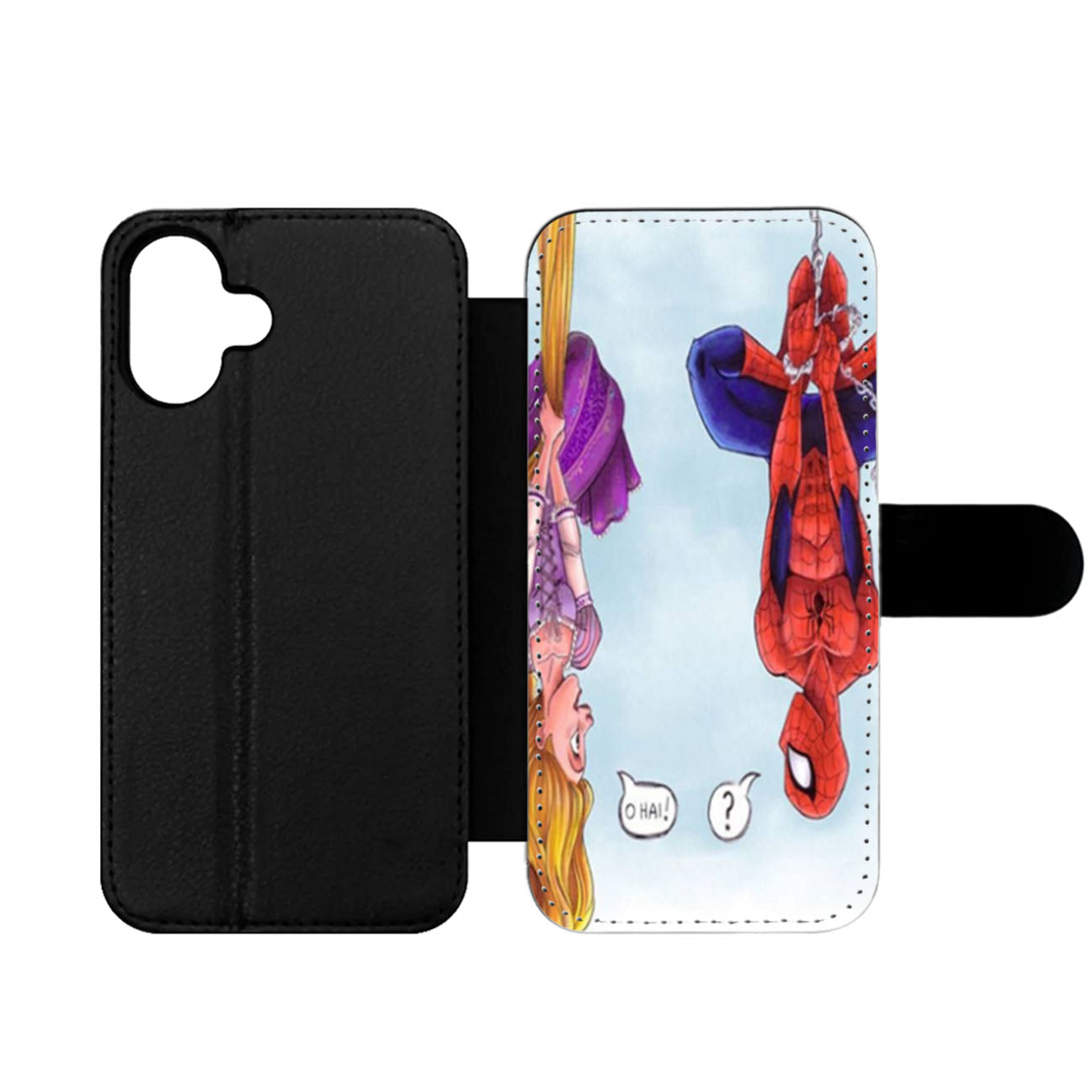 Rapunzel and Spidey Wallet iPhone Case