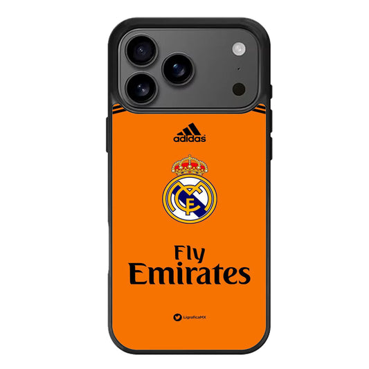 Real Madrid FC Logo Jersey iPhone 17 Pro Max Case