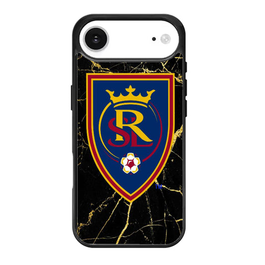 Real Salt Black Marble iPhone Air Case