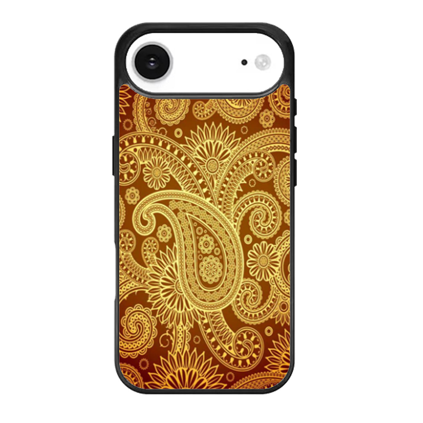 Red Gold Damask Pattern iPhone Air Case