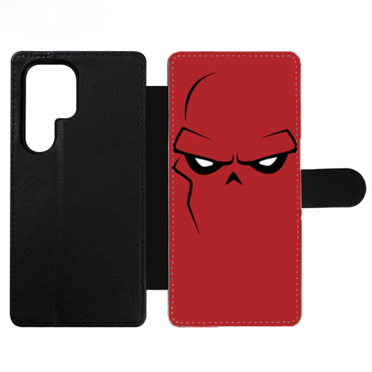Red Skull Wallet Samsung Case