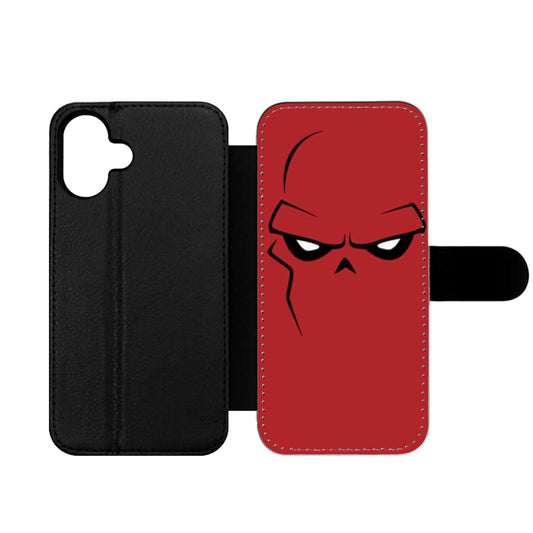 Red Skull Wallet iPhone Case
