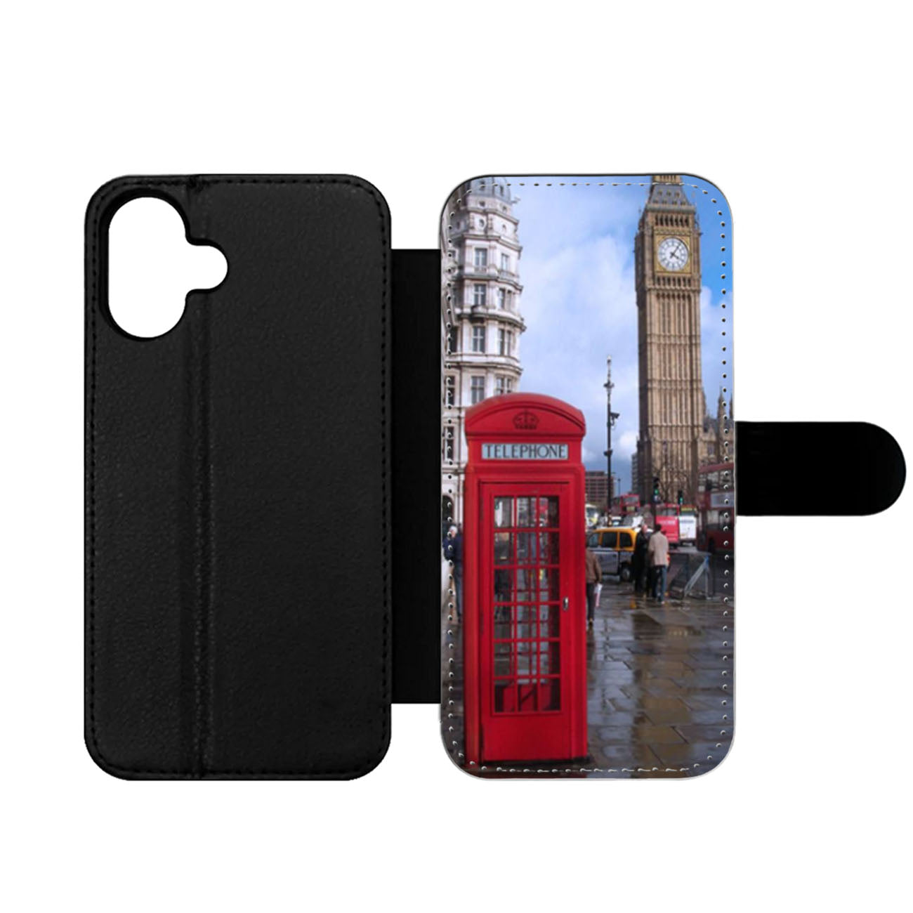 Red Telephone box Big Ben Wallet iPhone Case