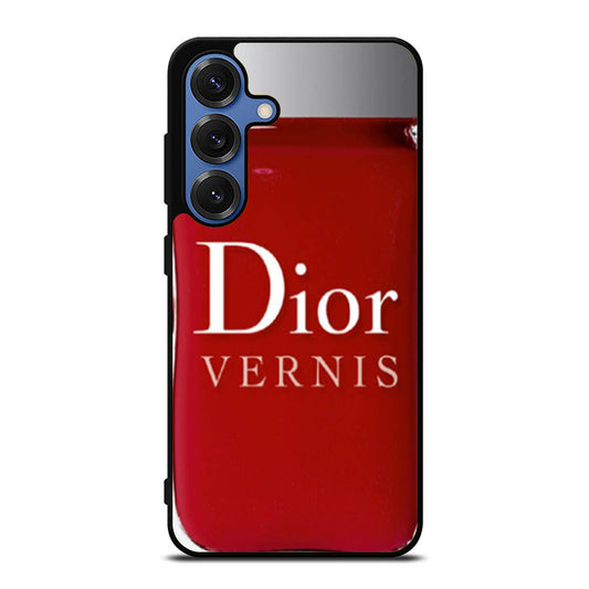 Red Vernis Nail Colour Samsung S25 Ultra Case