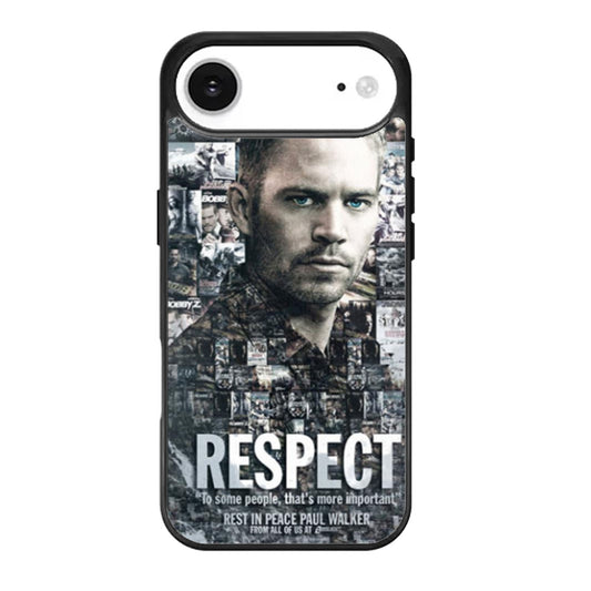 Respect Quote RIP Paul Walker iPhone Air Case