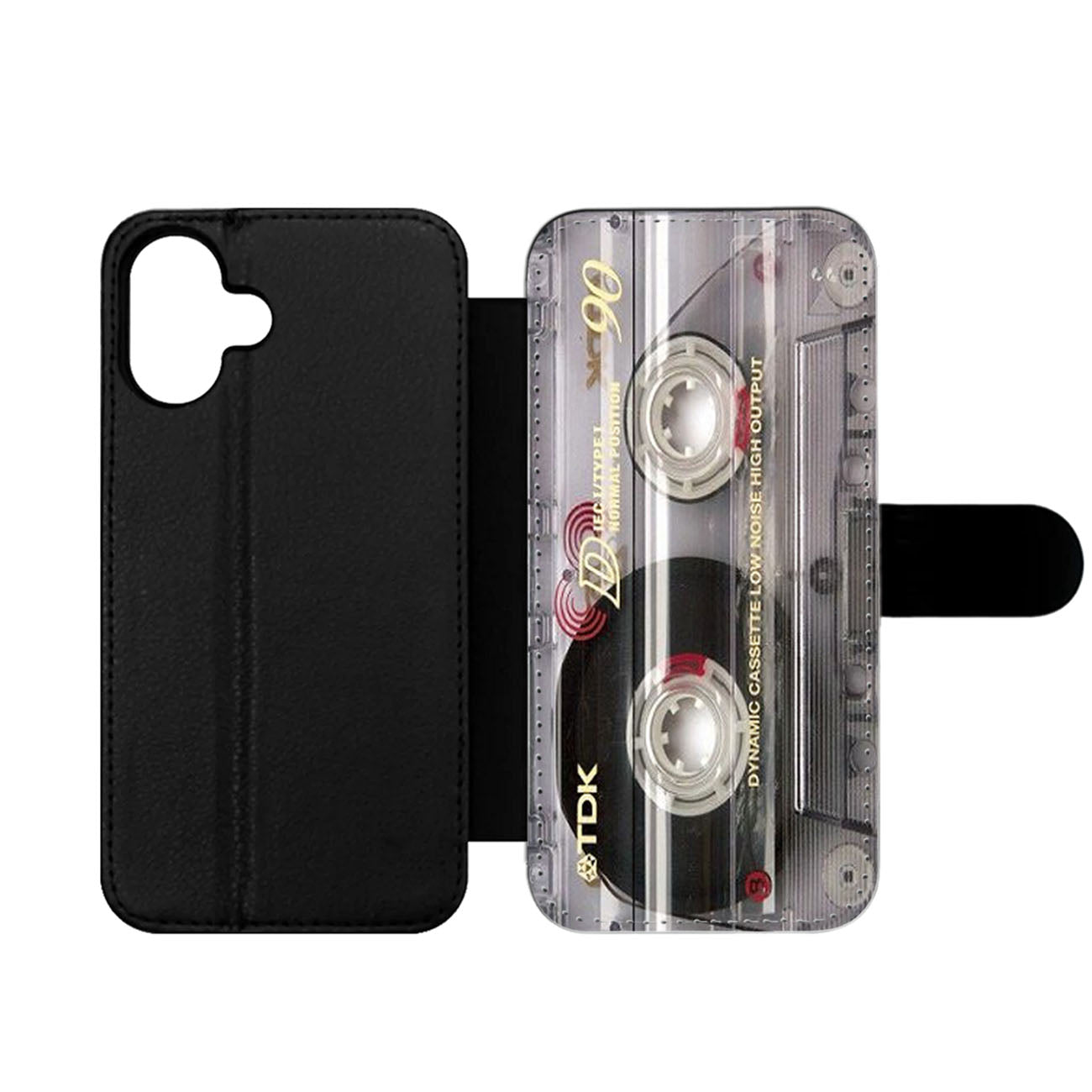 Retro Cassette Wallet iPhone Case