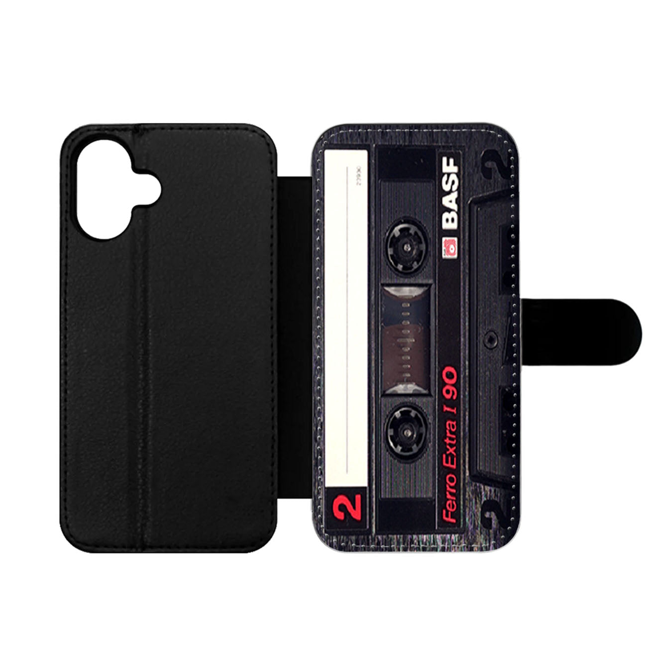 Retro Mix Tape Wallet iPhone Case