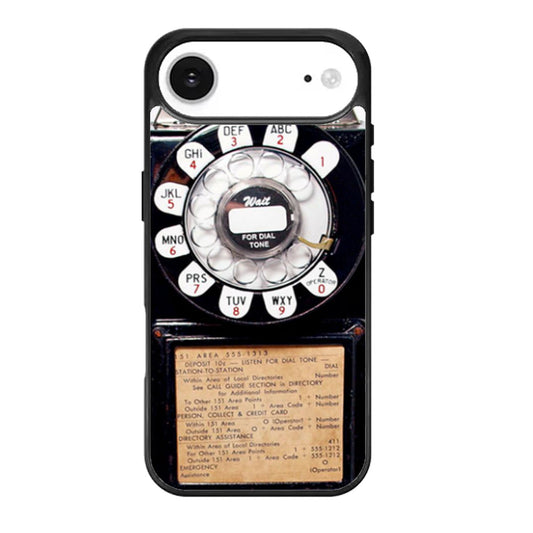 Retro Public Rotary Dial Payphone iPhone Air Case