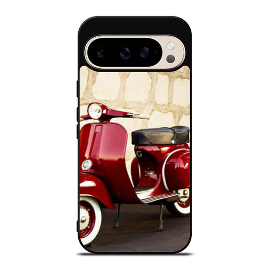 Retro Red Vespa Google Pixel 9 Pro Case