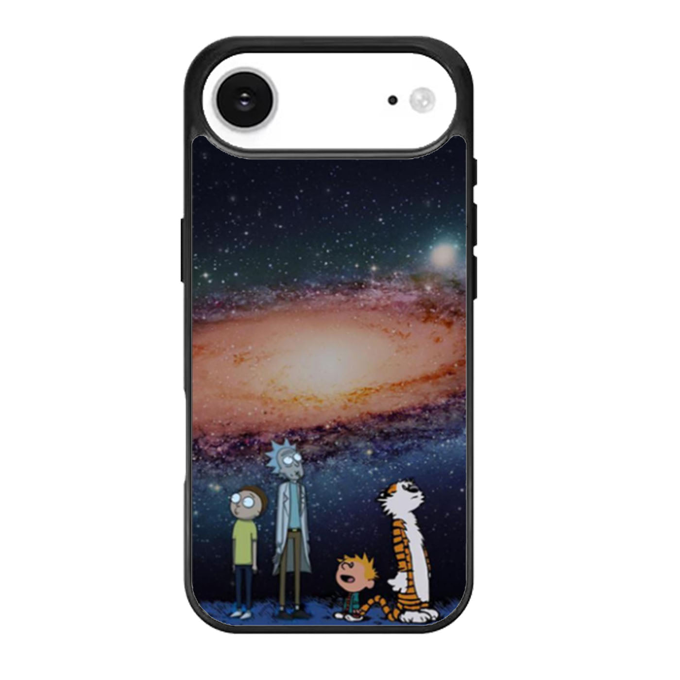 Rick Morty Calvin Hobbes Stargazing iPhone Air Case