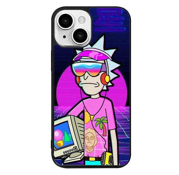 Rick and Morty Holiday iPhone 14 Plus Case