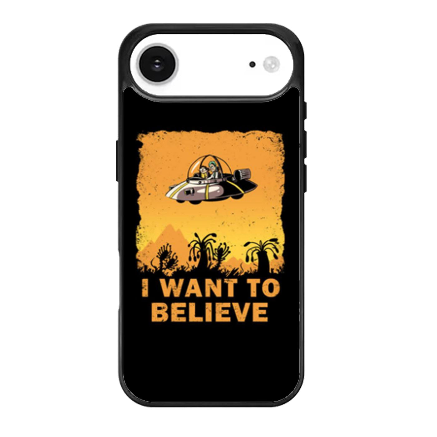 Rick and Morty I Want to Believe X Files iPhone Air Case