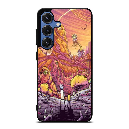 Rick and Morty Psychedelic Samsung S25 Ultra Case
