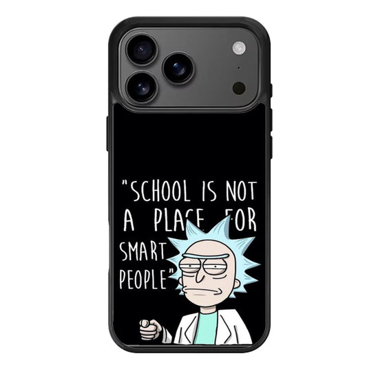 Rick and Morty Quote iPhone 17 Pro Max Case