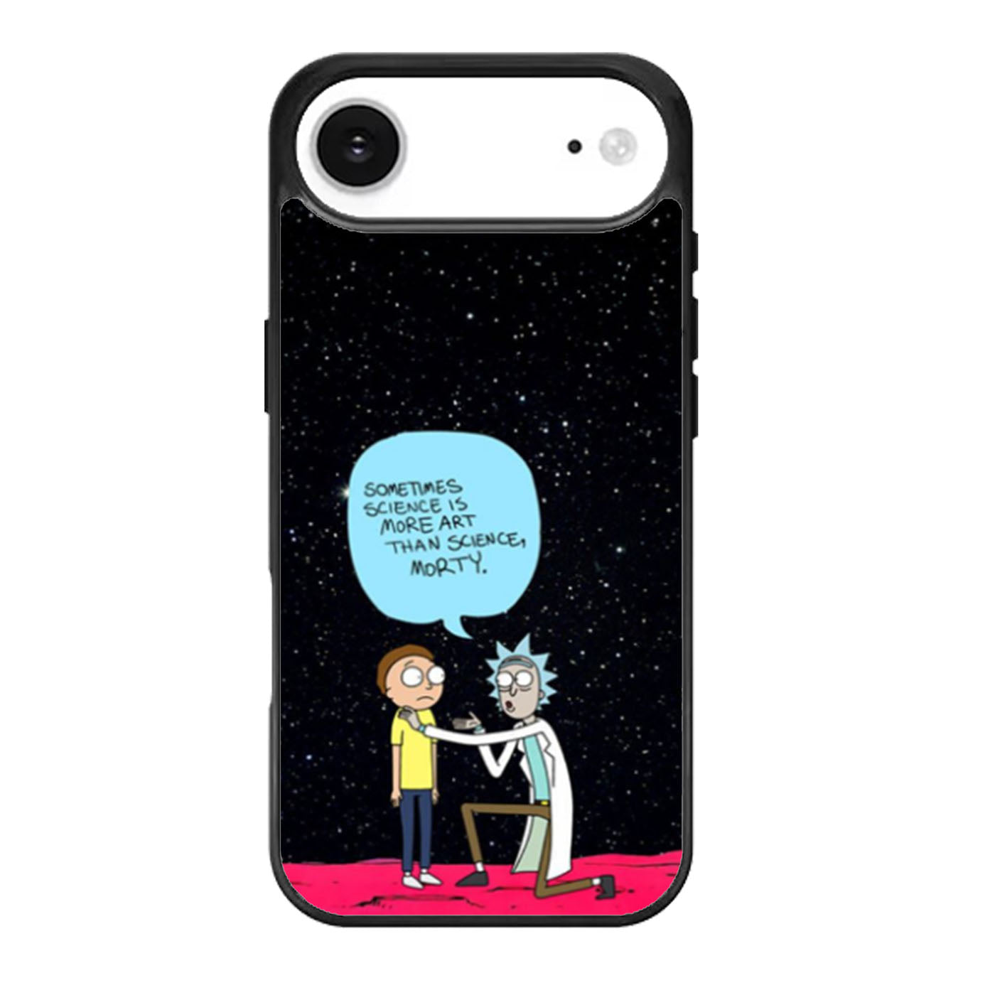 Rick and Morty Science Art Quote iPhone Air Case