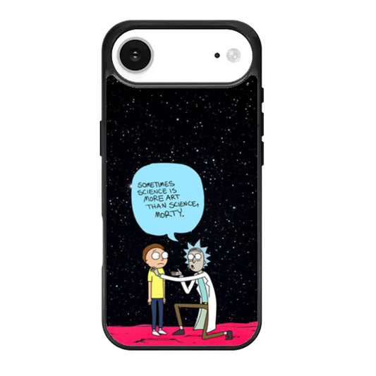 Rick and Morty Science Art Quote iPhone Air Case