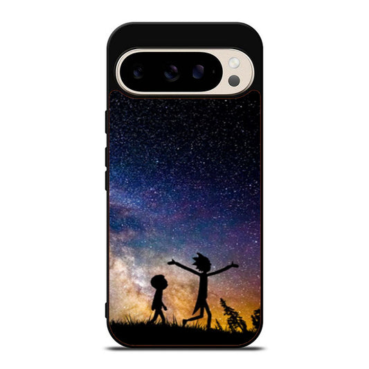Rick and Morty Silhouette Google Pixel 9 Pro Case