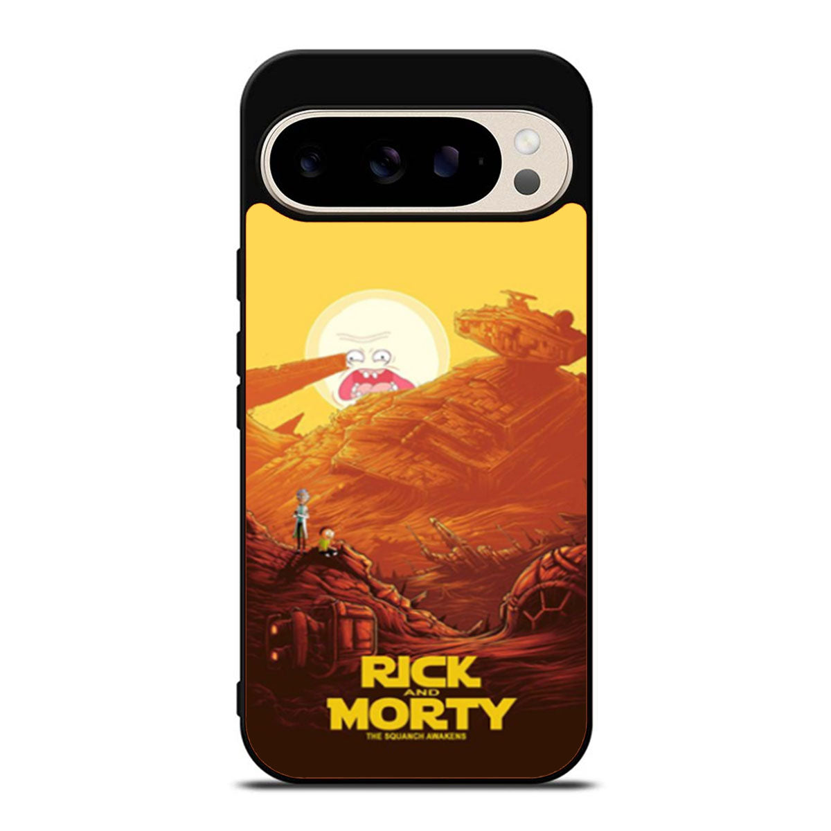 Rick and Morty Star Wars Squanch Awakens Google Pixel 9 Pro Case