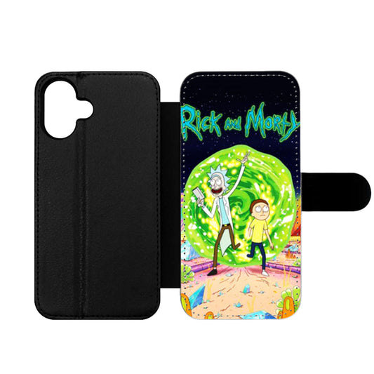 Rick and Morty Two Wallet iPhone Case