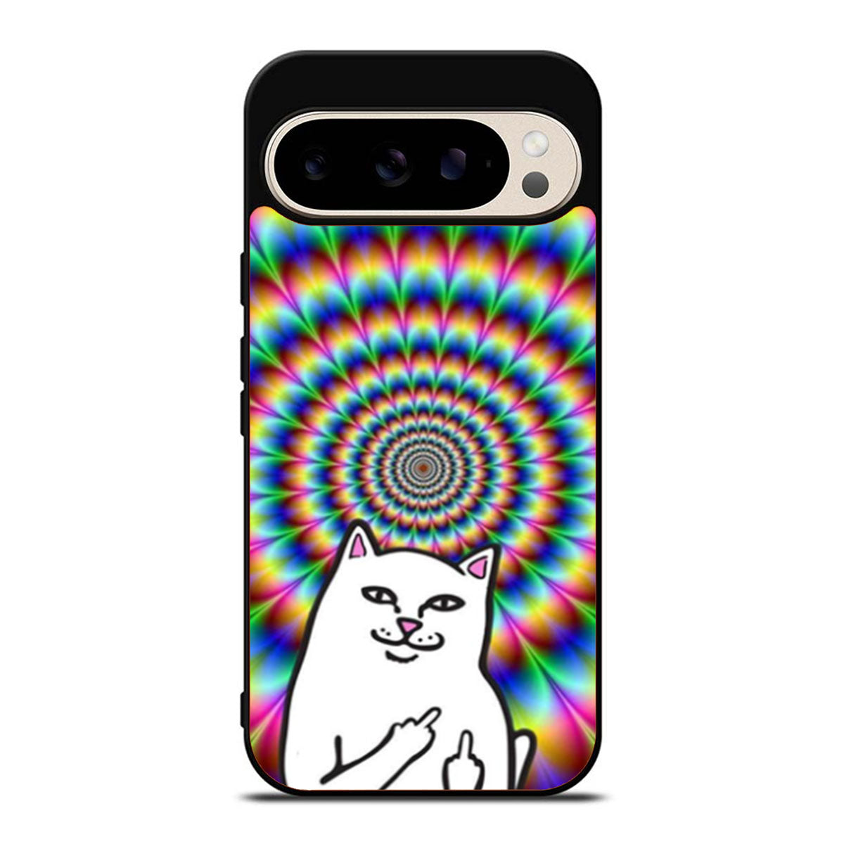 RipNDip Lord Nermal Cat Psychedelic Google Pixel 9 Pro Case