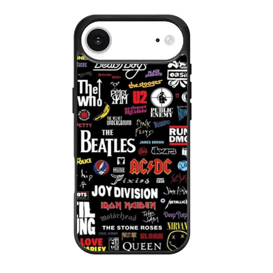 Rock n Roll Band Names Poster iPhone Air Case