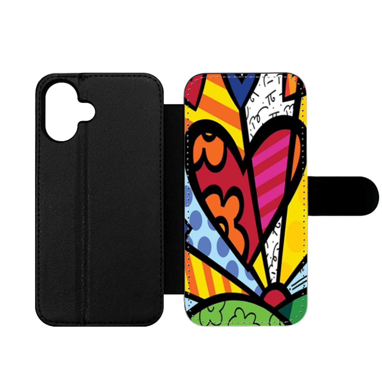 Romero Britto Pop Wallet iPhone Case
