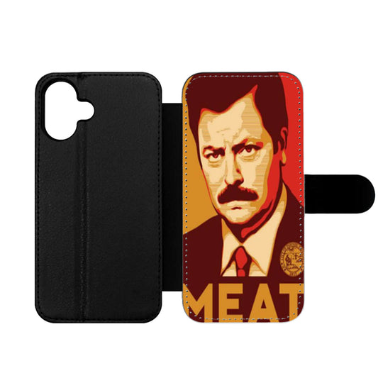 Ron Swanson Wallet iPhone Case