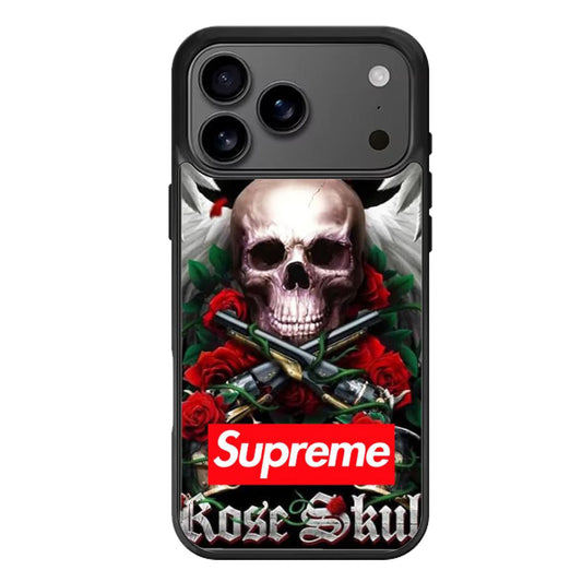 Rose Skull iPhone 17 Pro Max Case