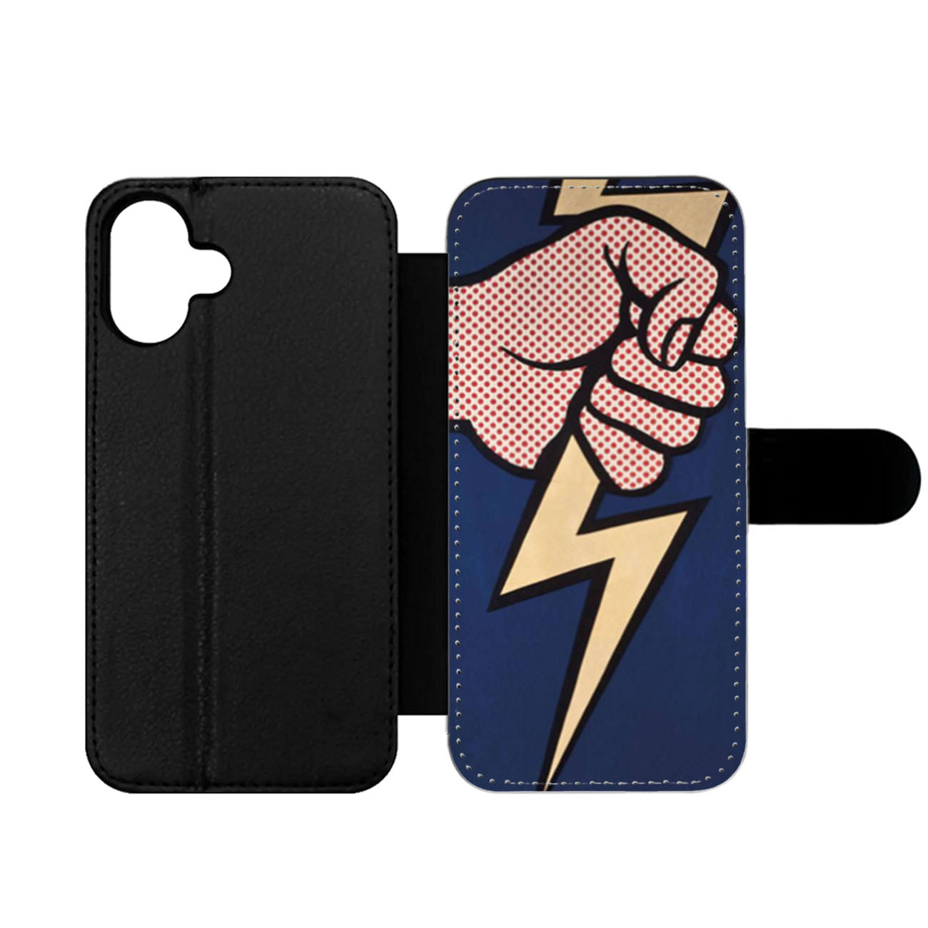 Roy Lichtenstein Thunderbolt Wallet iPhone Case