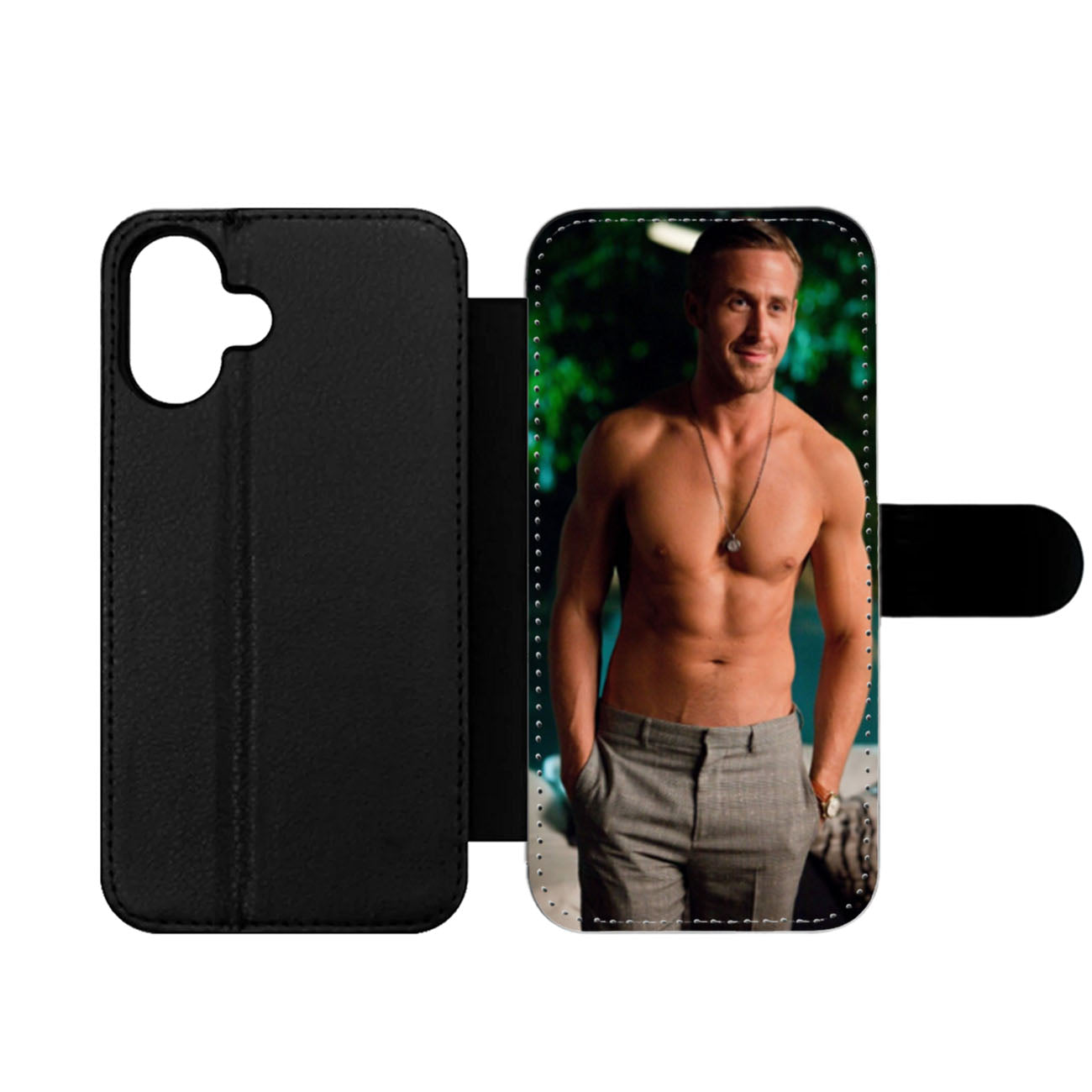 Ryan Gosling Style Wallet iPhone Case