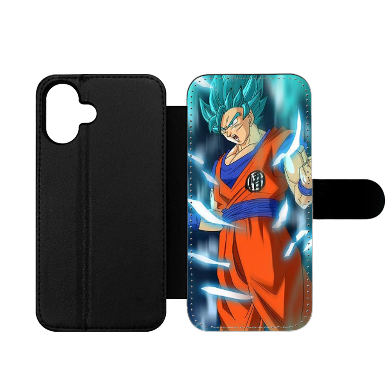 SON GOKU DRAGON BALL SAIYAN BLUE Wallet iPhone Case