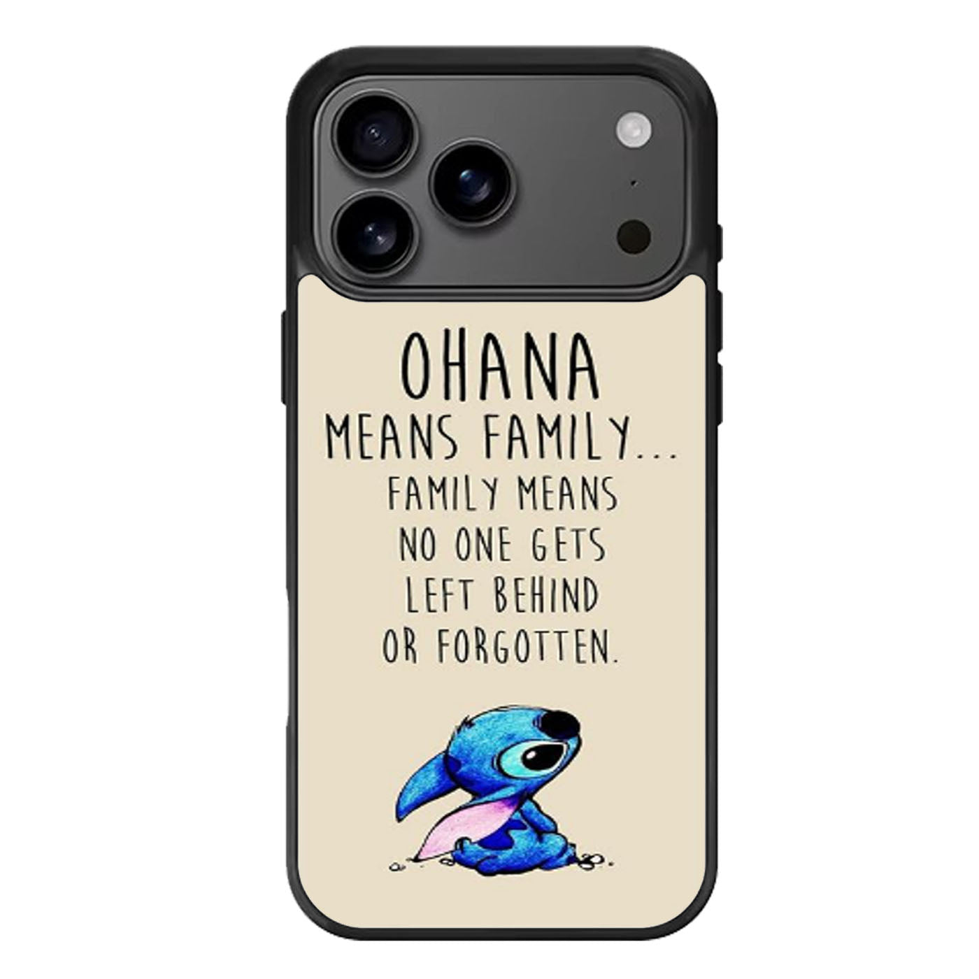 STITCH LILLO OHANA FAMILY QUOTES iPhone 17 Pro Max Case