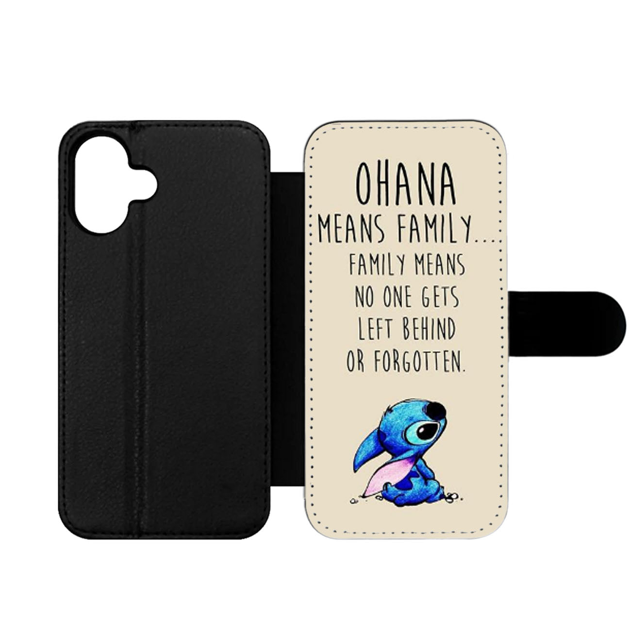 STITCH LILLO OHANA FAMILY QUOTES Wallet iPhone Case