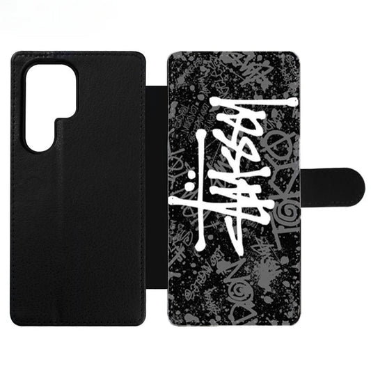 STUSSY ART Wallet Samsung Case