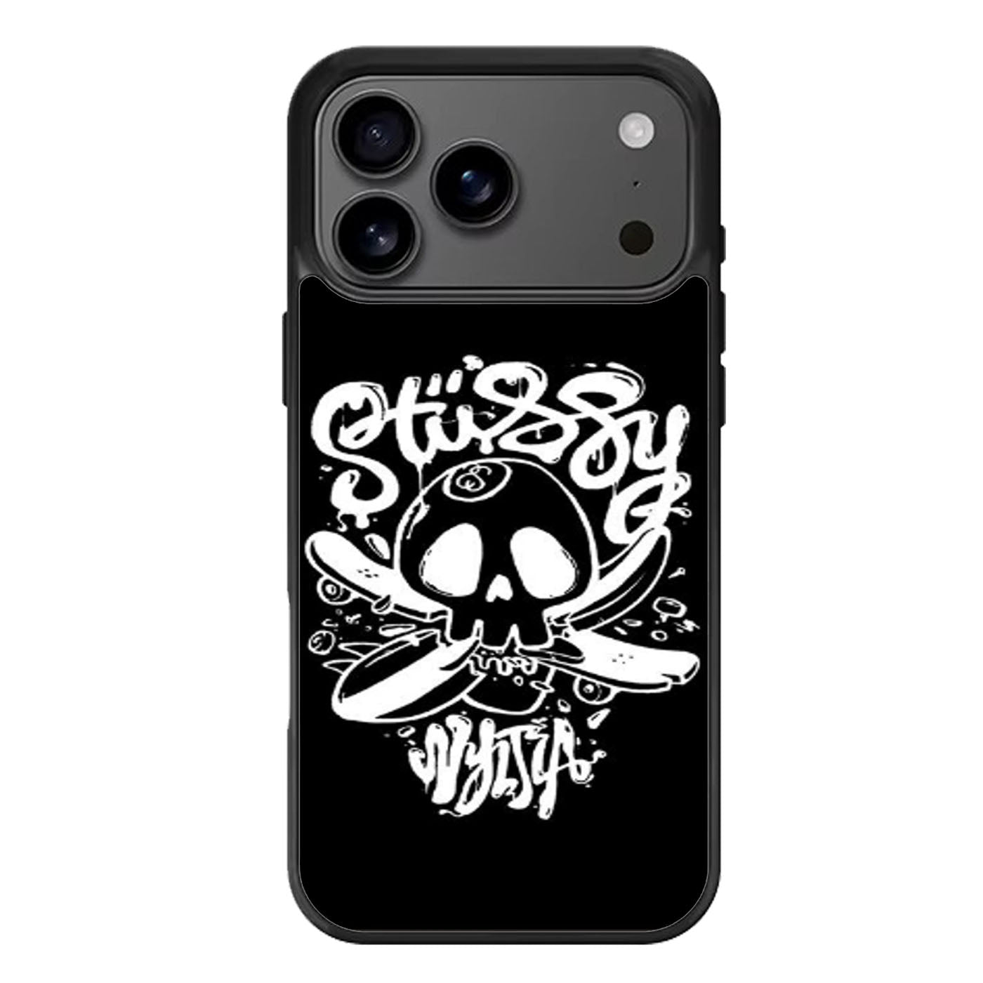 STUSSY SKULL LOGO iPhone 17 Pro Max Case